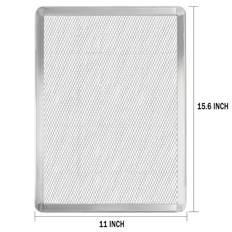 SHANGPEIXUAN Pizza Screen 11 x 16 Inch 2 Pack Rectangular