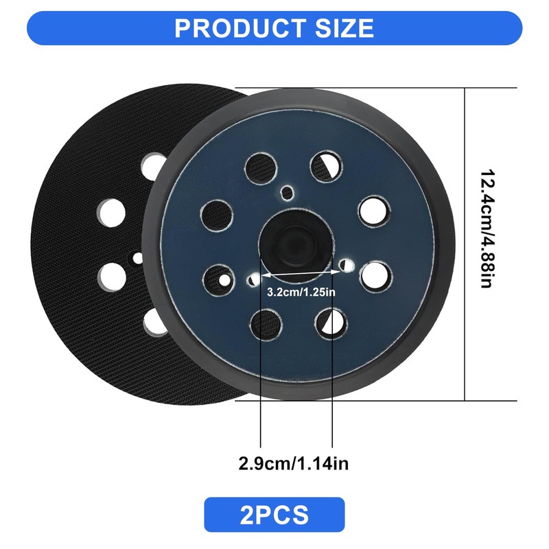 125mm Replacement Sander Backing Pad - Sander Pad for Makita