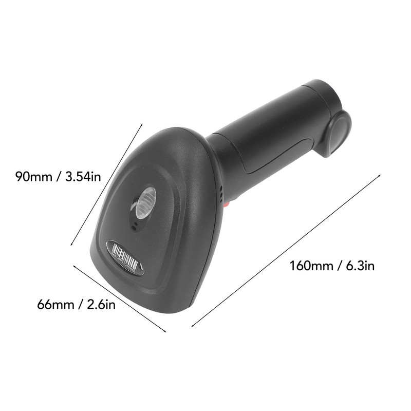 1D Barcode Scanner 2.4G Wireless and Bluetooth Fast Decoding Precise