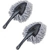 2 Pack Super Soft Microfiber Car Dash Duster Brush for