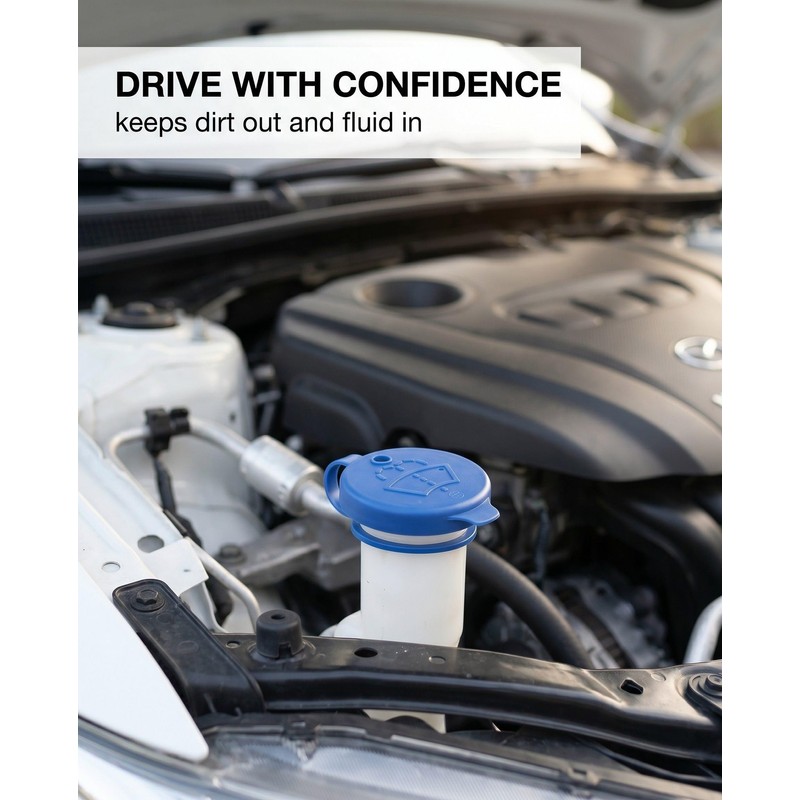 DLPRK Pack of 2 Wiper Water Reservoir Lids Compatible with