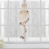 FAVOMOTO Natural Shell Wind Chime, Handmade Seashell Wind Chime Beach