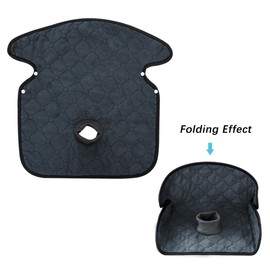 CHSG Baby and Toddler Car Seat Protector Pad, Piddle Pad, Travel Potty Cover from Crumbs, Spillages, Nappy Leaks & Toilet Training, Keeps Seat Clean & Dry, Fits All Carseat & Buggy, Grey