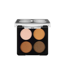 Flormar Colour Eyeshadow Palette Fine Texture & Mat/Shimmer 4 Eyeshadow Palette 003 - Bronze Goddess