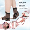 Vigorwise Ankle Brace, Copper Infused Ankle Support Compression Socks, Ankle
