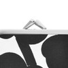 Marimekko 91495 190 Mini UNIKKO Pouch, Black, WHITE/BLACK, 190 WHITE/BLACK