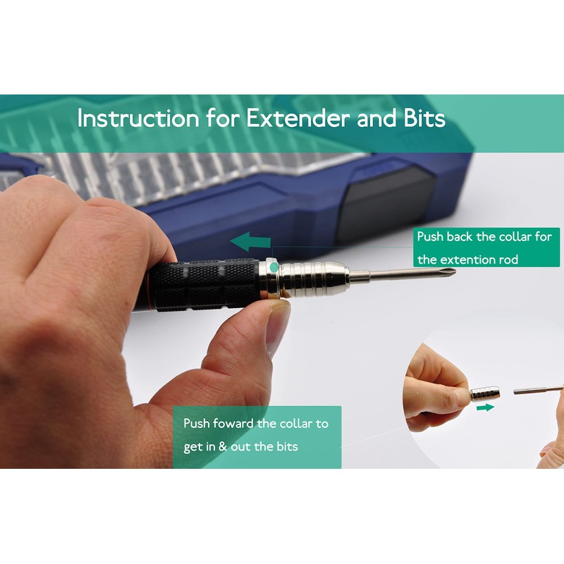 Nanch Precision Screwdriver Set,Premium Ergonomic Screwdriver with 55 High Strength