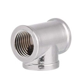 3 Way Pipe Fitting, G1/4 Thread 3 Way T Shape Fitting Splitter Adapter for PC Water Cooling System