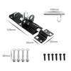TERF® Heavy Duty Brenton Bolt Black 100mm (4 inch) Strong