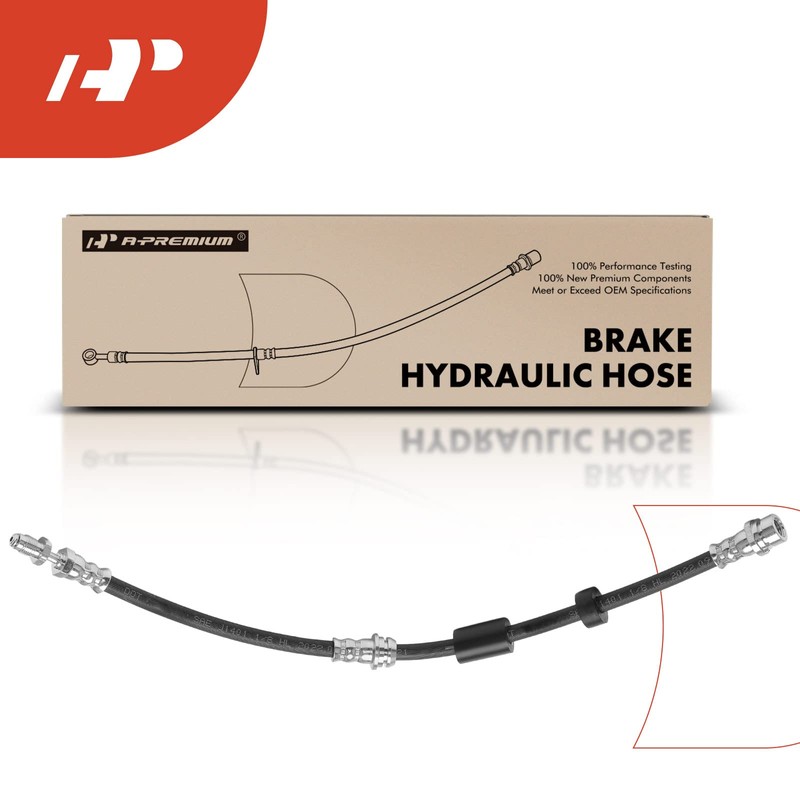 A-Premium Front Brake Hydraulic Hose Compatible with Mazda 3 2004-2013,