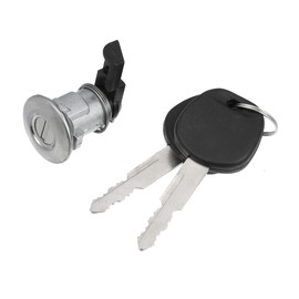Hihaha NO. 69058-35140 Fuel Door Lock Cylinder W/Keys for Toyota Tacoma 95-04 for Toyota Tundra 00-03 Fuel Tank Lock Cylinder Fuel Filler Lid Door Gas Lock Cylinder/Durable / 1 Set