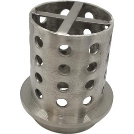 Rosenthal Collection - Perforated Stainless Steel Casting Flask for Vacuum Jewelry Casting (3" x 4")