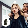 HOMSFOU Delantal de Peluquería Estampado Floral Amarillo de Poliéster Corte