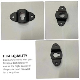 Gadpiparty 10 PCS Iron Hanger Plate for Surround Speaker Wall Mount Bracket Connector Versatile Hook for Audio Equipment Easy Install for Speakers Paintings More