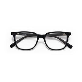 eyebobs C Suite Premium Blue Light Reading Glasses for Women and Men | Square Blue Light Blocking Computer Glasses | Matte Black Front and Temples | 2.00
