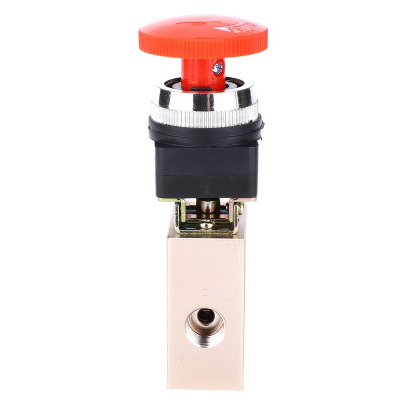 JM-06 Pneumatic Mechanical Valve PT 1/4in 2 Position 3 Way