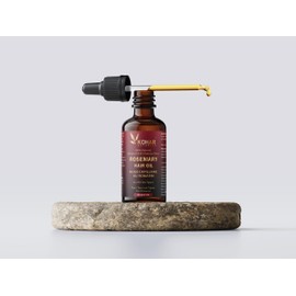 Rosemary & Moroccan Argan Hair Oil - Moisturizing & Revitalizing for Healthy, Lustrous Hair. MADE IN CANADA. 100% Natural. Chemical & Mineral Oil Free. Paraben Free. 120 ml