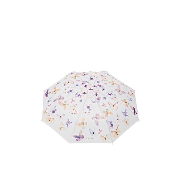 ESPRIT Butterfly Print Pocket Umbrella, Mini pocket umbrella hand opener,
