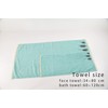 Onnera Kamos Face Towels, 13.4 x 31.5 inches (34 x