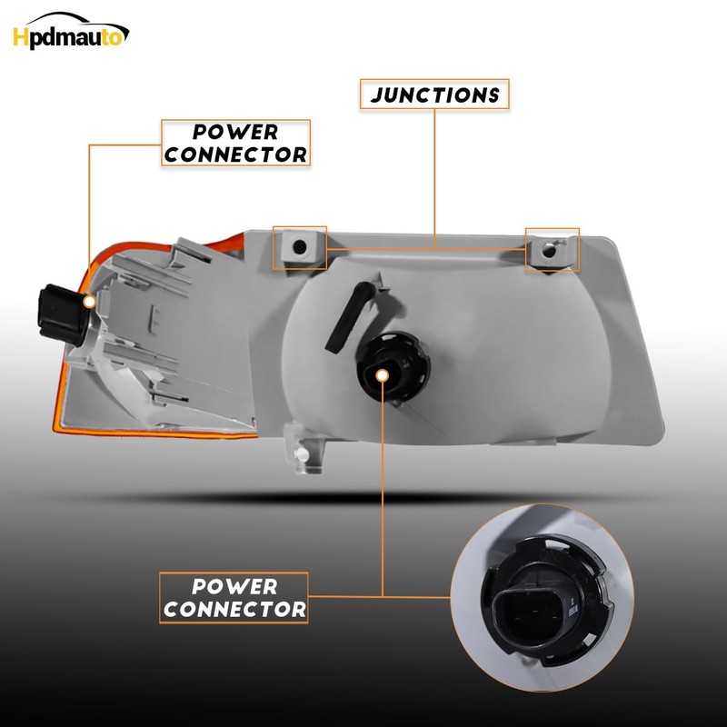 Headlight with Corner Lamp fit for Peterbilt 385/377 Trucks Halogen