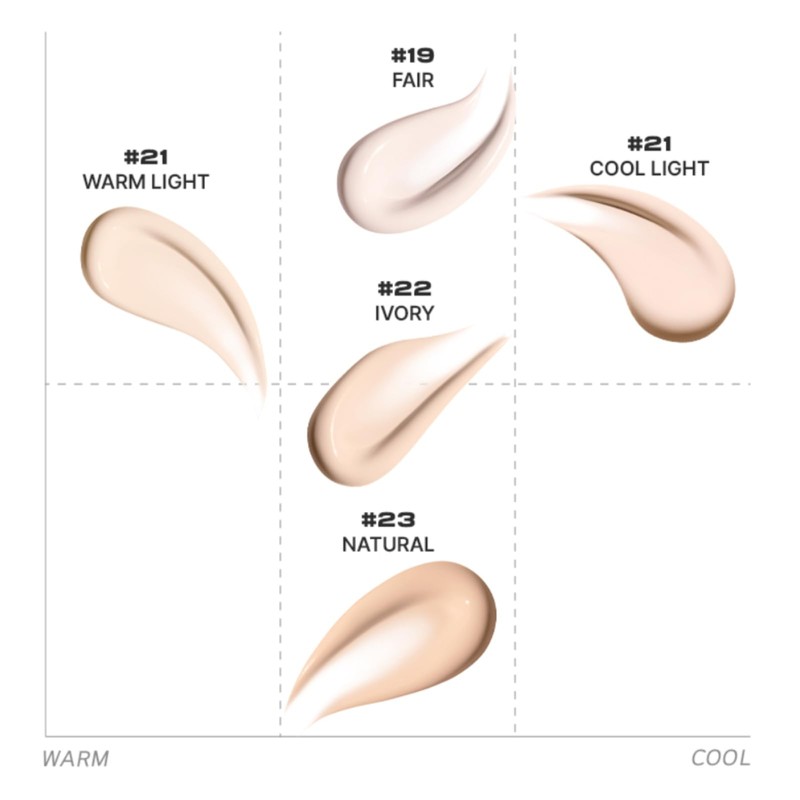 ABOUT TONE Skin Layer Fit Cushion (21 WARM LIGHT, Pack