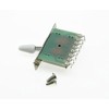 Chrome Electric Guitar 5 Way Pickup Switch w/White Tip Chrome
