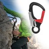 GUOOL Double Locking Snap Hook Carabiner Clip Durable 35kN Strength