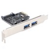 PCIE Expansion Card USB3.0 5Gbps HighDpeed Transmission TwoPort Desktop Computer