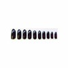 Beauty Nailer 101 Premier Black Tips Long Round Black PT-20