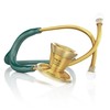 MDF Gold ProCardial Cardiology Stethoscope, Lightweight Titanium, Adult, Dual Head,