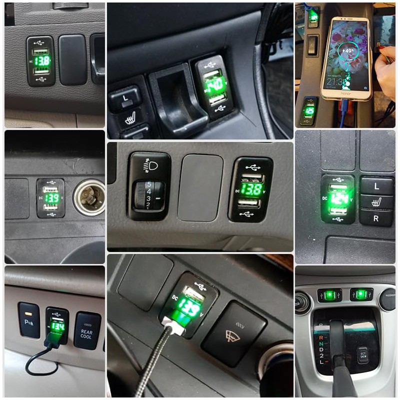 Iwamatu Toyota A Type Dedicated Daihatsu Car Voltmeter Included Rapid