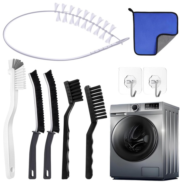 MUAECH 9 Pcs Washing Machine Cleaning Brush Kits, Deep Cleanings