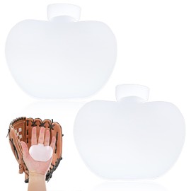 Larrel Palm Pads, 2PCS Professional Baseball Palm Pads Baseball Hand Guard Pad Catcher Thumb Gard Glove Shock Stop Pad Thumb Guard for Sports Softball Players