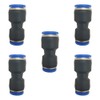 zjxed 1/2" OD x 3/8" OD Pneumatic quick Connector Push