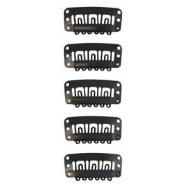 Bright Lara Wig Clips, Set of 5 Wig Clips, Wig Clips, Wigclip-BK