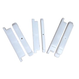 False Front Clips/Connectors/Blocks Mount Your Fake Drawers and Fake Cabinet Fronts to Cabinet Frames. (Choose Your False Front Clips Size and Amount) by E.H.C. (4 1/2" opening x 1/2" Thick, 2, Set)