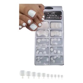 Tips Press On 100pzs Nails Tips Para Pies                                                                                                             