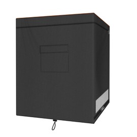 Chest Freezer Cover, Waterproof 420D Oxford Protective Outdoor Indoor Refrigerator Dust Cover with Zipper Fits 7.0 Cubic Feet Deep Freezer 38"L x 23"W x 34"H (Only Cover)