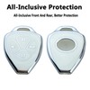 Yuebutor Key Fob Cover Case Compatible with Toyota Camry RAV4