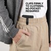 KOSMCCO RFID Blocking Clip Stash Pocket, Compact Hidden Travel Belt