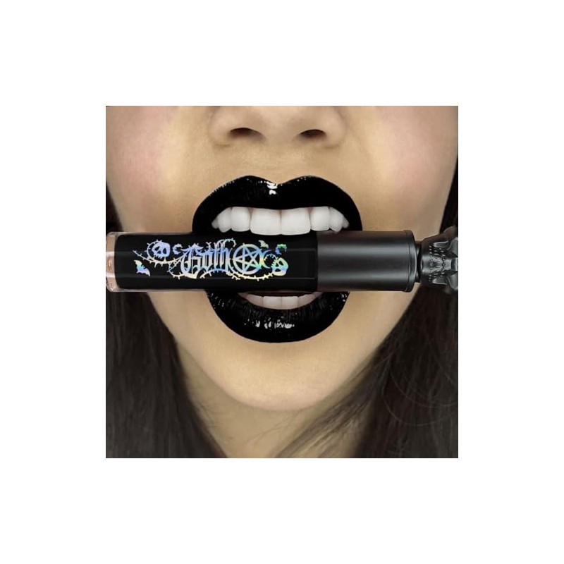 Malagna Cosmetics Labial gloss negro Calavera Ultrapigmentado 10gr Black gloss