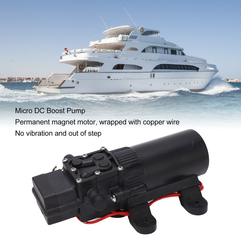 Micro DC Boost Pump 0.7GPM 70PSI Self Priming Diaphragm Pump