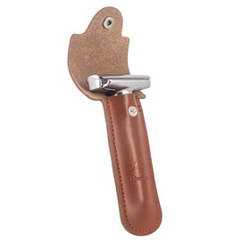 Estuche de piel de doble filo para maquinilla de afeitar – piel auténtica de doble filo de seguridad, perfecto para cualquier maquinilla de afeitar de seguridad. Mantiene tu cuchilla de afeitar y cuchilla de afeitar segura. Parte superior extra ancha par