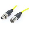 Paccs Microphone Cable 10 m Yellow XLR Male to XLR