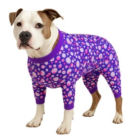 LovinPet Fat Dog Pajamas Onesies for Giant Dogs, Anxiety Calming Dog Jammies, Lightweight Knit, Pitfull Clothes, Pajamas for Pitbulls, Onesies for Dogs, 3XL
