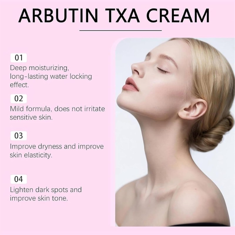 Arbutin Cream, Arbutin 7% + Tranexamic Acid 4% Cream, Lightweight