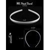 Avanti 12pcs Head Band White For Women Girl size 1/4",