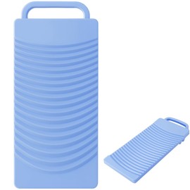 JapanBargain, Japanese Plastic Washboard Portable Laundry Board for Kids Training, Travel and Camping, Made in Japan, 1-Pack