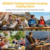 2 Burner Camping Stove,20000 BTU Foldable Propane Camp Stove with