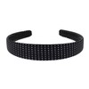 Zac's Alter Ego 1 Inch Black Polka Dot Aliceband/Hairband/Headband -